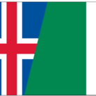 Fánar Íslands og Nígeríu